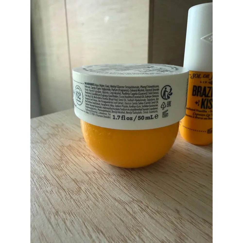 $58 Sol de Janeiro Bum Bum Trio Cream Oil Lip Balm Bundle New Authentic